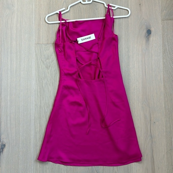 Garage Addison Fit & Flare Dress Raspberry Jam - Picture 3 of 6